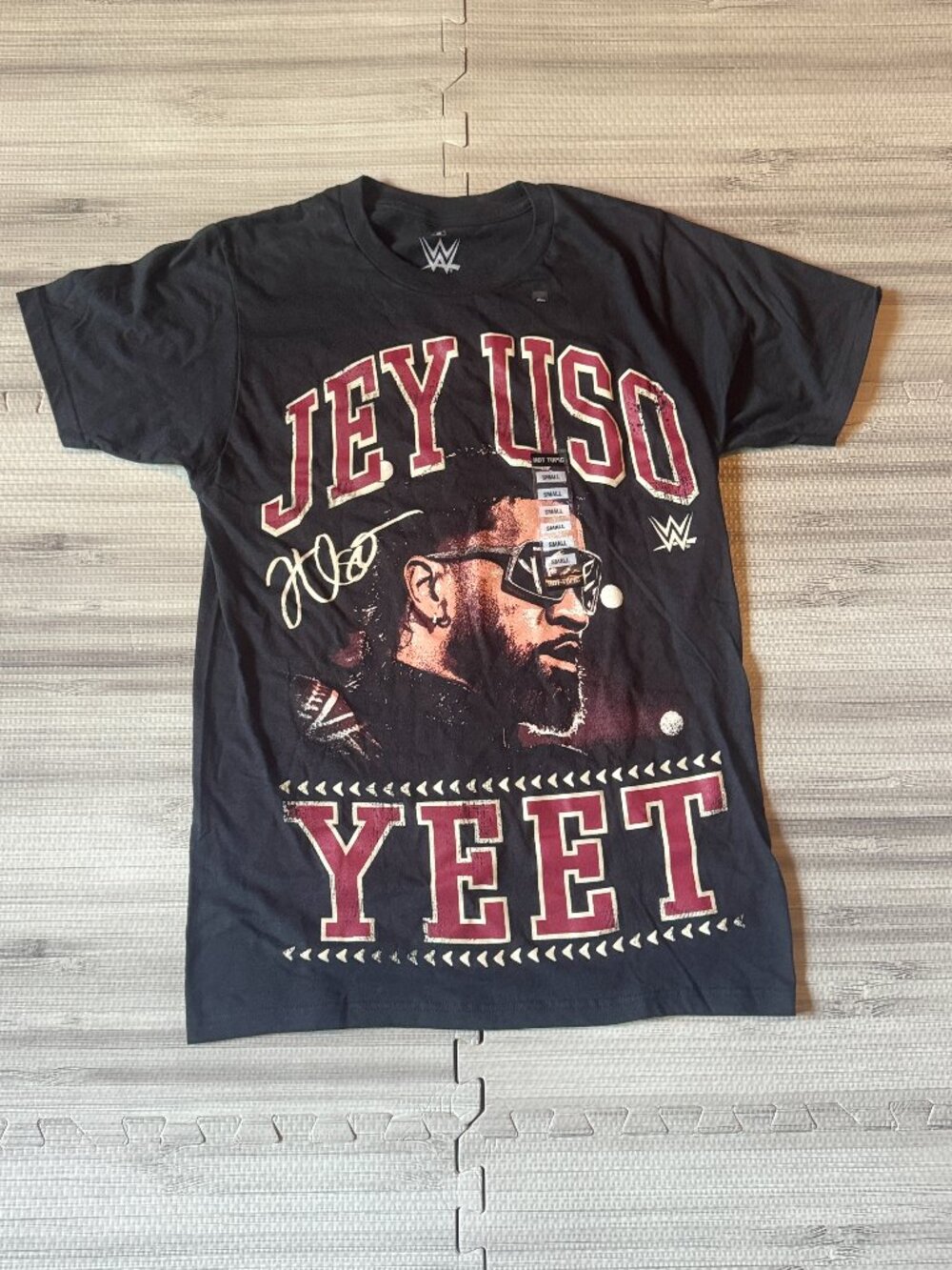 NWOT WWE Jey Uso Men's Yeet Graphic Print Tee Shirt